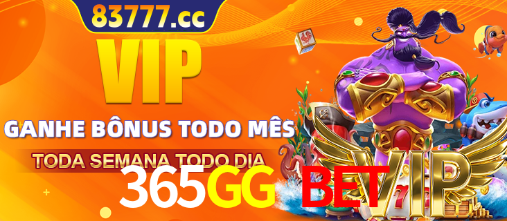 Banner promocional do 365GG BET oferecendo 100% de recompensas adicionais contínuas para quem fizer o login diário (Daily sign-in), com um mascote de coelho.